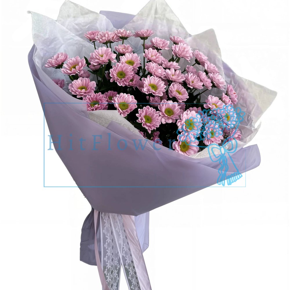 Букет цветов из: Хризантемы